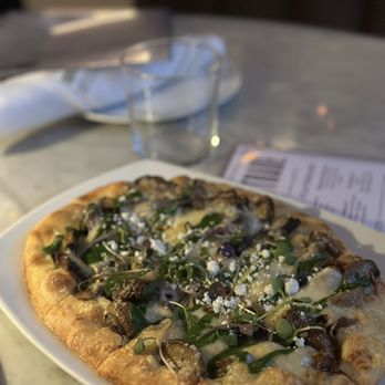 Trade - Mushroom Flatbread - Mediterranean Near Me - Boston, Massachusetts