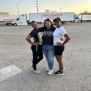 Southwest Truck Driver Training - Our trucks in the back and our Girl Power - Driving Schools Near Me - Tucson, Arizona Southwest Truck Driver Training - Our trucks in the back and our Girl Power - Driving Schools Near Me - Tucson, Arizona