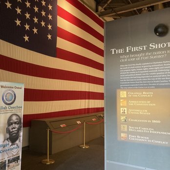Fort Sumter Tours - Inside visitor center museum - Tours Near Me - Charleston, South Carolina Fort Sumter Tours - Inside visitor center museum - Tours Near Me - Charleston, South Carolina