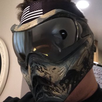 Pev’s Paintball - Me in one of my masks before putting my ghillie suit in the truck to head to paintball - Paintball Near Me - Aldie, Virginia Pev’s Paintball - Me in one of my masks before putting my ghillie suit in the truck to head to paintball - Paintball Near Me - Aldie, Virginia