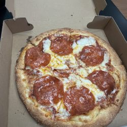 Sam’s Pizza And Subs - Small pepperoni pizza