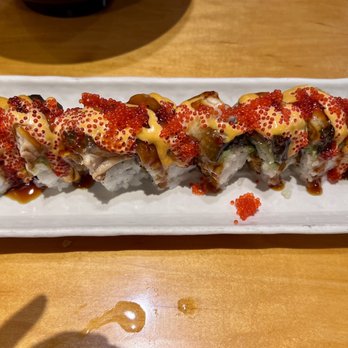 Akebono - Fire salmon roll - Japanese Near Me - Sacramento, California Akebono - Fire salmon roll - Japanese Near Me - Sacramento, California