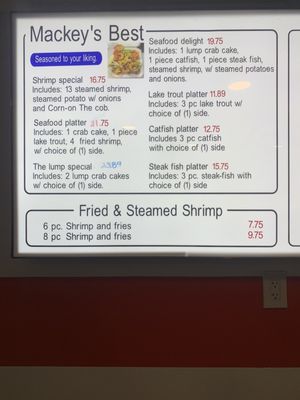 Menu photo 1 Mackey's Crab House Baltimore, MD