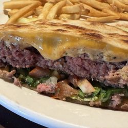 1/2 Tortilla Cheeseburger