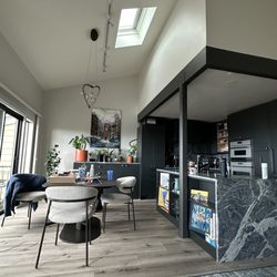 Berkeley Heat - Adjacent dining room and kitchen