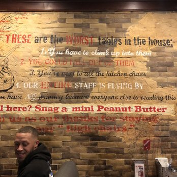 Hell's Kitchen - The seats aren't bad and we got our free peanut butter - New American Near Me - Minneapolis, Minnesota Hell's Kitchen - The seats aren't bad and we got our free peanut butter - New American Near Me - Minneapolis, Minnesota
