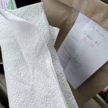 Maple Valley Thai Cuisine - A single napkin - Thai Near Me - Maple Valley, Washington