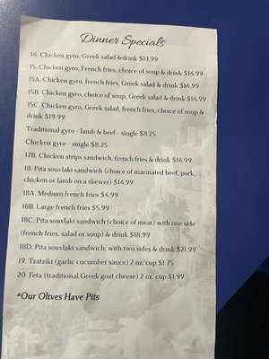 Menu photo 2 John the Greek San Antonio, TX Menu photo 2 John the Greek San Antonio, TX