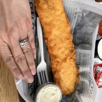 Chef John's Fish & Chips - Look at the size of the fish! - Fish & Chips Near Me - Lemon Grove, California Chef John's Fish & Chips - Look at the size of the fish! - Fish & Chips Near Me - Lemon Grove, California
