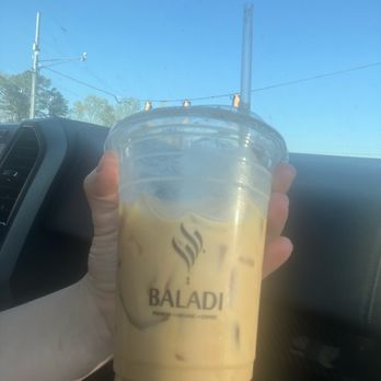 Baladi Coffee - Vanilla date oat milk latte - Coffee & Tea Near Me - Kennesaw, Georgia Baladi Coffee - Vanilla date oat milk latte - Coffee & Tea Near Me - Kennesaw, Georgia
