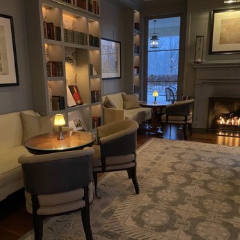 Keswick Hall - Library or sitting room , by any name, lovely. - Hotels Near Me - Keswick, Virginia