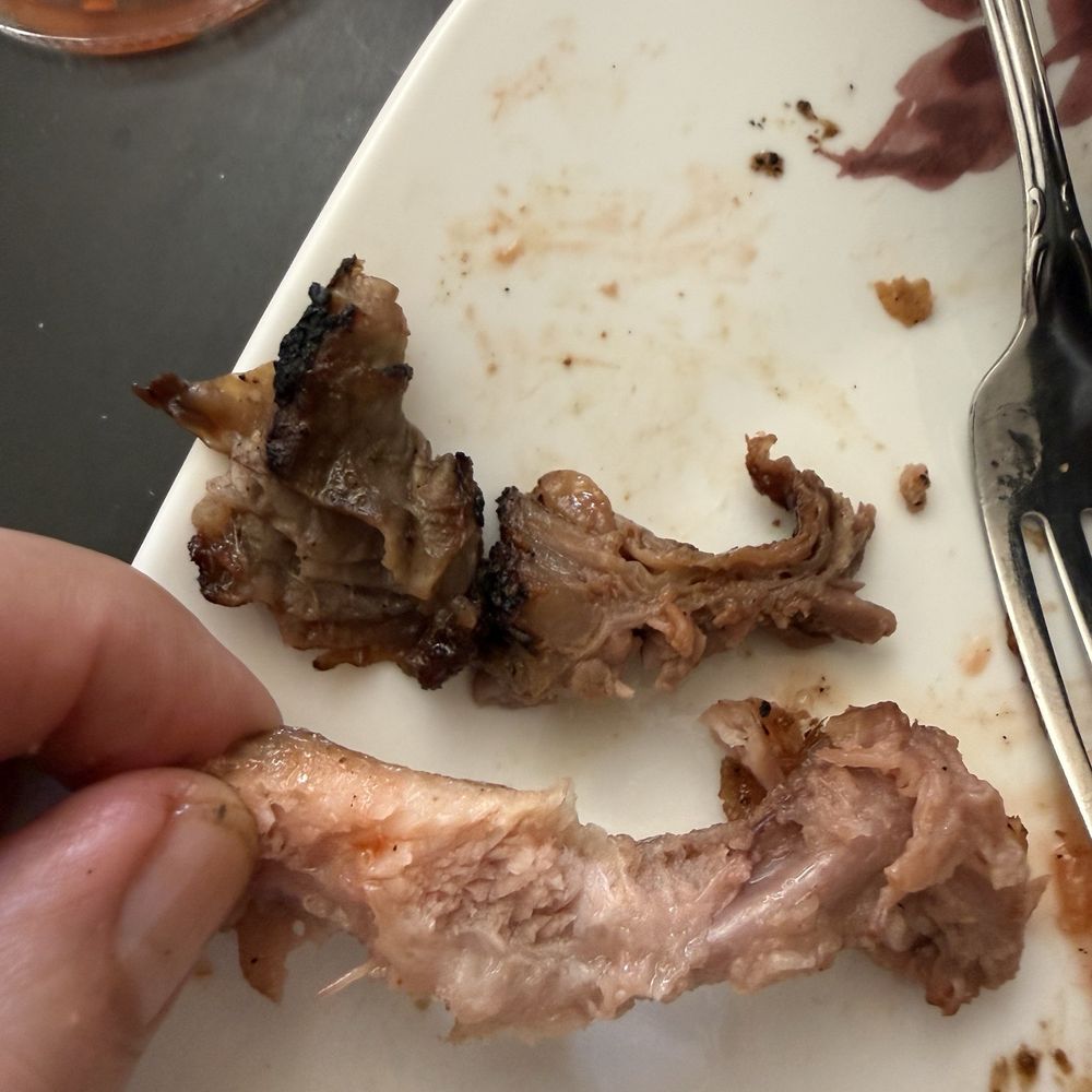 Tri tip a ton of fat and under cooked rib. I had to air fry the rest of the ribs. Tri tip a ton of fat and under cooked rib. I had to air fry the rest of the ribs.