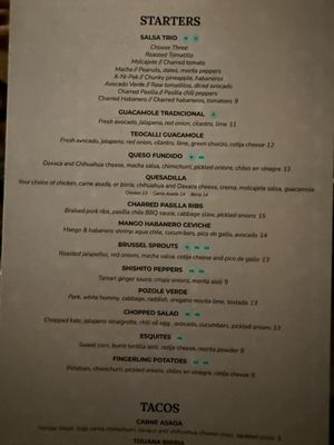 Menu photo 6 Teocalli Cocina Denver, CO