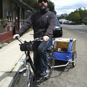 The MOB Shop - A man, his dog and their electric bike from Project-Ride. - Bike Rentals Near Me - Ojai, California