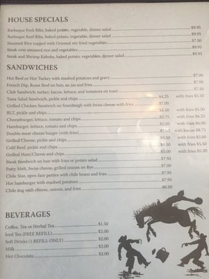 Menu photo 7 Blue Coffee Pot Restaurant Kayenta, AZ