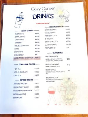 Menu photo 1 Cozy Corner Cafe Cold Spring, NY