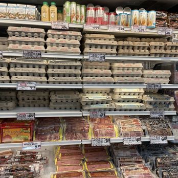 Trader Joe's - shelves of eggs and other food items - Grocery Near Me - Pleasanton, California