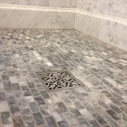 Borden Construction Company LLC - Shower floor detail.