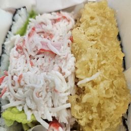 Shrimp Tempura Onigiri Burger Shrimp Tempura Onigiri Burger