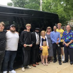 Michael's Classic Limousine - The gang and Reuben.