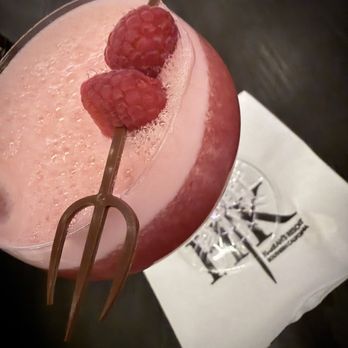 Hell's Kitchen - She Devil - hendrick's gin, lemon, raspberry, egg white. - Cocktail Bars Near Me - Funner, California