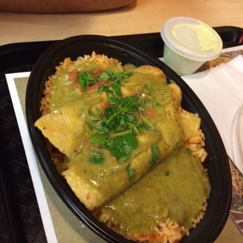 El Pollo Loco - The new shrimp verde chili enchiladas - Mexican Near Me - Sacramento, California