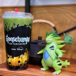 Teaspoon - NEW limited time Goosebumps Vanishing Matcha Latte (souvenir cup - matcha with brown sugar) IG: @ammysalamii
