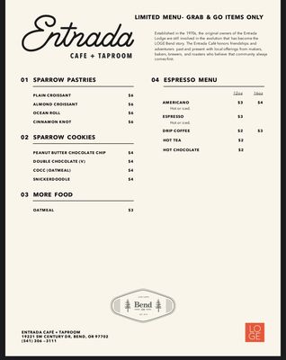 Menu photo 3 Entrada Cafe and Taproom Bend, OR Menu photo 3 Entrada Cafe and Taproom Bend, OR