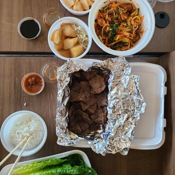 Man Ri Sung - a variety of food items on a table - Korean Near Me - Richmond, British Columbia