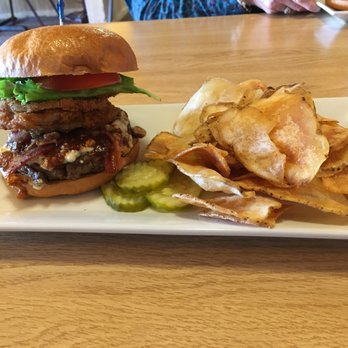 Stateline Bar & Grill - Blue Cheese Burger Yum Yum - American Near Me - Dove Creek, Colorado Stateline Bar & Grill - Blue Cheese Burger Yum Yum - American Near Me - Dove Creek, Colorado