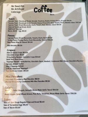 Menu photo 1 Coffee & Co Los Angeles, CA Menu photo 1 Coffee & Co Los Angeles, CA