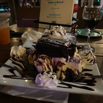 Caribbean Jack's - The warm brownie with ice cream. It's big enough for a few people to share. - Caribbean Near Me - Daytona Beach, Florida Caribbean Jack's - The warm brownie with ice cream. It's big enough for a few people to share. - Caribbean Near Me - Daytona Beach, Florida