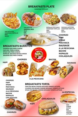 Menu photo 2 Tacos El Segundo Riverside, CA