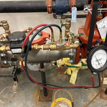 Sewer & Drain Specialist - Testing a 4" fire line backflow prevention device - Backflow Services Near Me - Mt Pleasant, Pennsylvania Sewer & Drain Specialist - Testing a 4" fire line backflow prevention device - Backflow Services Near Me - Mt Pleasant, Pennsylvania