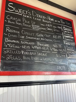 Menu photo 2 Sweet's Diner Port Charlotte, FL Menu photo 2 Sweet's Diner Port Charlotte, FL