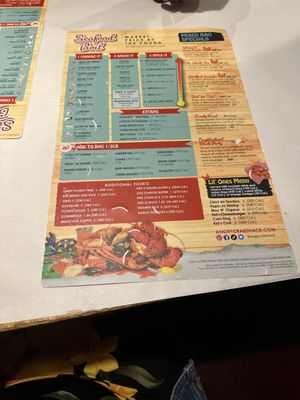 Menu photo 5 Angry Crab Shack Goodyear, AZ