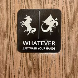 Convo Coffee House - Awesome restroom signage