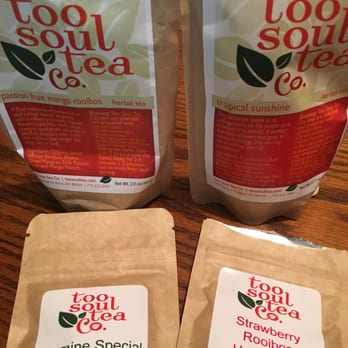 Too Soul Tea - Loose leaf: small bags were $2.50, larger (2.11 oz) ~$5.00.....great prices for quality teas that go a long way - Coffee & Tea Near Me - Reno, Nevada Too Soul Tea - Loose leaf: small bags were $2.50, larger (2.11 oz) ~$5.00.....great prices for quality teas that go a long way - Coffee & Tea Near Me - Reno, Nevada
