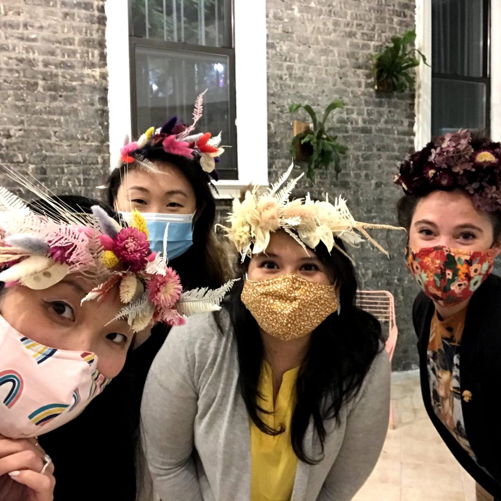 Fern Botanica - Private flower crown making class at Fern Botanica - Floral Designers Near Me - Astoria, New York Fern Botanica - Private flower crown making class at Fern Botanica - Floral Designers Near Me - Astoria, New York