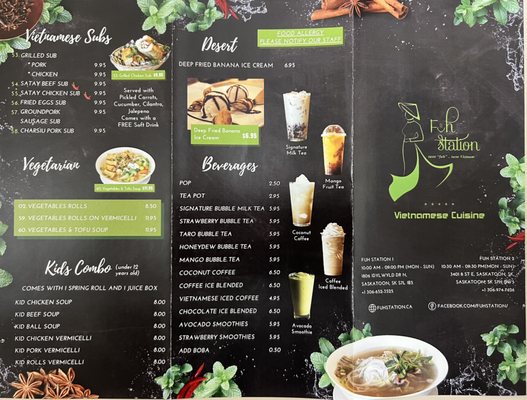 Menu photo 2 Fuh Station Saskatoon, SK