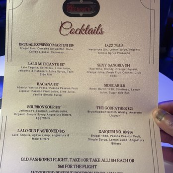 Aiden San Antonio Riverwalk - The Cocktails Menu - Hotels Near Me - San Antonio, Texas