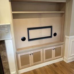 Entertainment center. Entertainment center.
