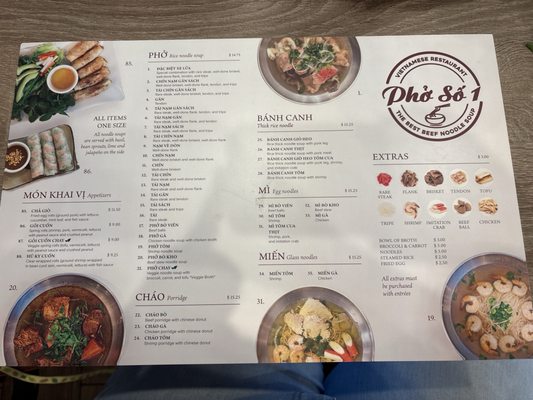 Menu photo 2 Pho So 1 Granada Hills, CA Menu photo 2 Pho So 1 Granada Hills, CA