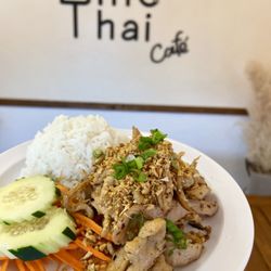 Line Thai Cafe - Garlic Chicken
