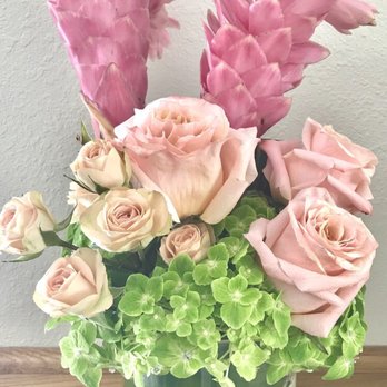 Floral Design Studio - Ginger flower arrangement picture taken a few days after the wedding, so it's drying out a bit, but still so gorgeous - Florists Near Me - Fremont, California