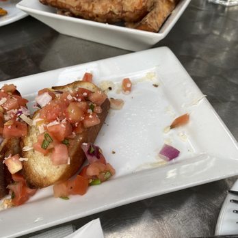 DeSotos Eatery - Bruschetta and yam fries - Gastropubs Near Me - Toronto, Ontario