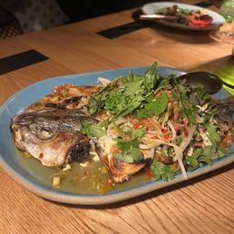 wood-fired branzino wood-fired branzino
