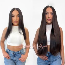 Bubbles & Angels - Client Photo @bahairextensions