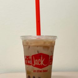 Jack in the Box - Milk Tea with boba
