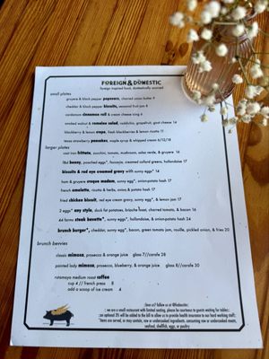 Menu photo 4 Foreign & Domestic Austin, TX